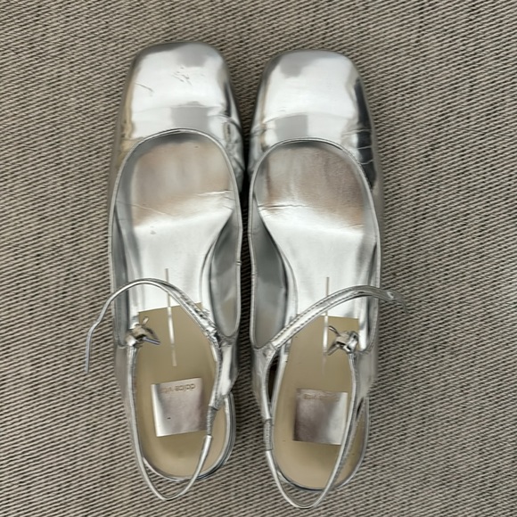 Dolce Vita Silver Maggi Heels Mary Janes size 9 - Picture 10 of 10